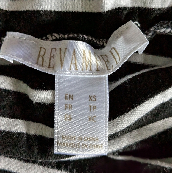 Striped Black and White Maxi Skirt - Picture 2 of 2